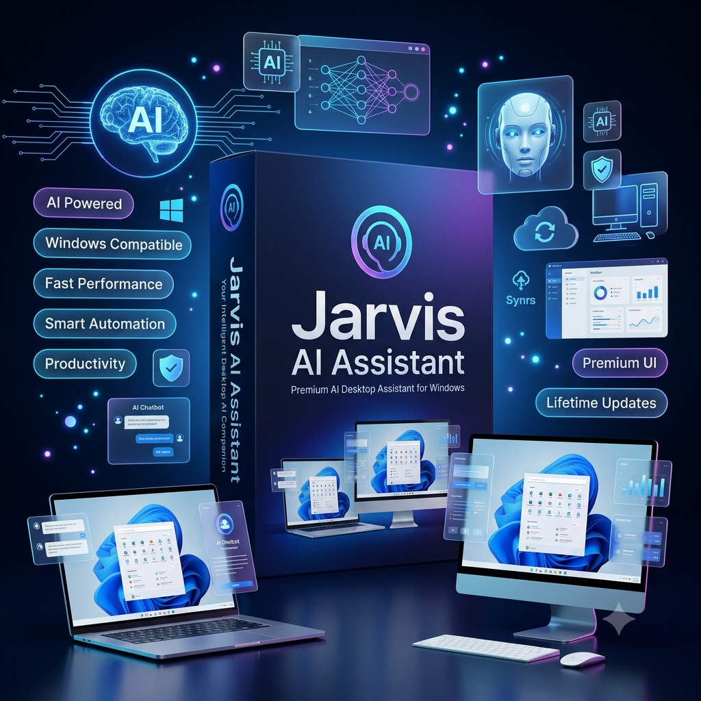 Jarvis AI Assistant – Premium AI Desktop Assistant for Windows